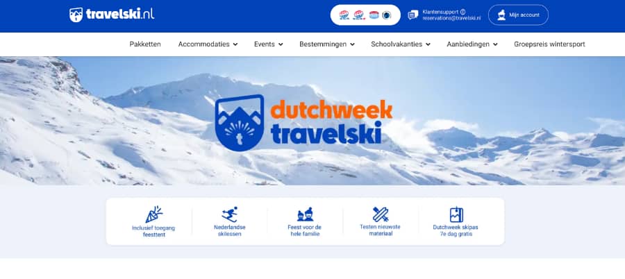 Travelski website